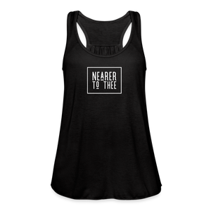Nearer to Thee - Women's Flowy Tank Top - black