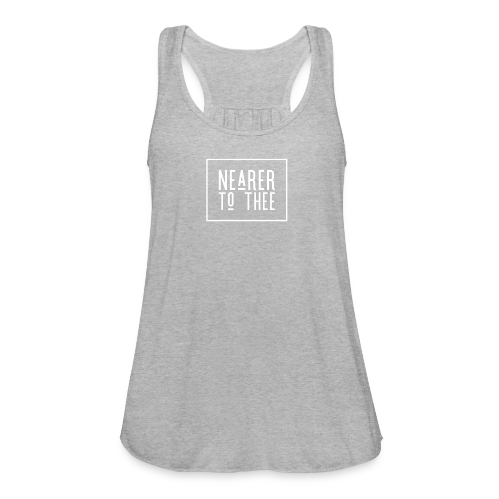 Nearer to Thee - Women's Flowy Tank Top - heather gray