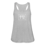 Nearer to Thee - Women's Flowy Tank Top - heather gray