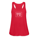 Nearer to Thee - Women's Flowy Tank Top - red