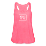 Nearer to Thee - Women's Flowy Tank Top - neon pink