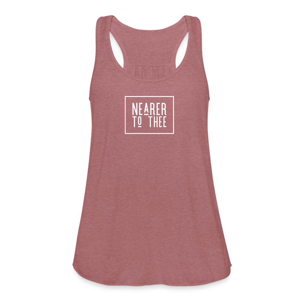 Nearer to Thee - Women's Flowy Tank Top - mauve