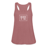 Nearer to Thee - Women's Flowy Tank Top - mauve