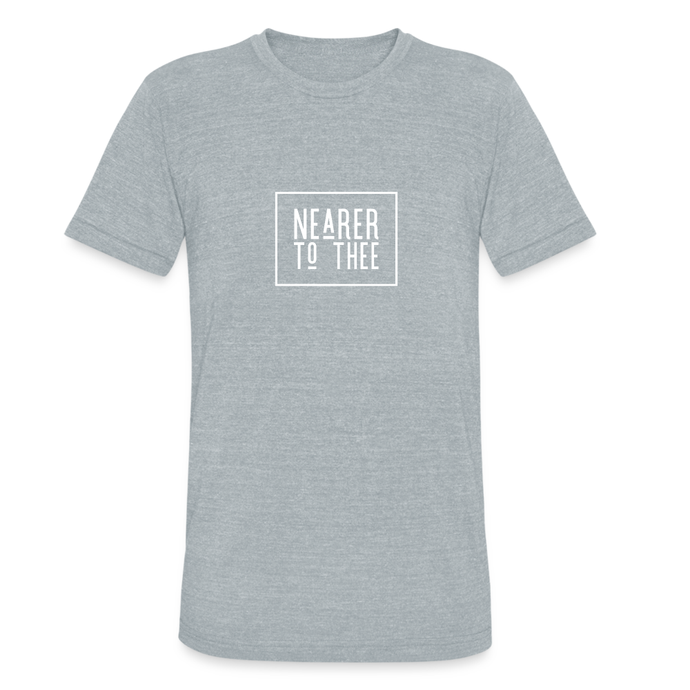 Nearer to Thee - Unisex Tri-Blend T-Shirt - heather grey
