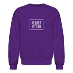 Nearer to Thee - Crewneck Sweatshirt - purple