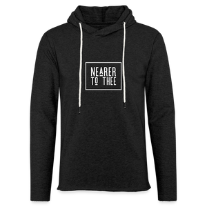 Nearer to Thee - Unisex Lightweight Terry Hoodie - charcoal grey