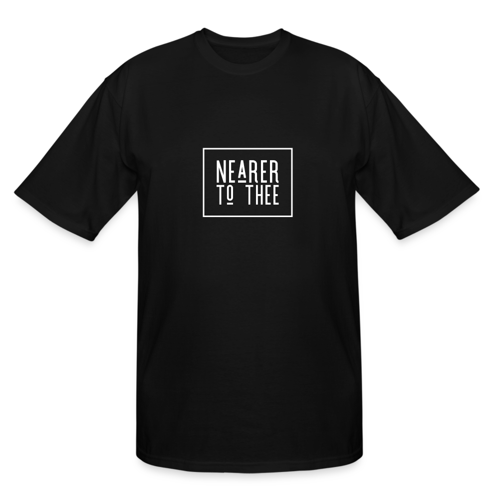 Nearer to Thee - Men's Tall T-Shirt - black