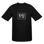 Nearer to Thee - Men's Tall T-Shirt - black