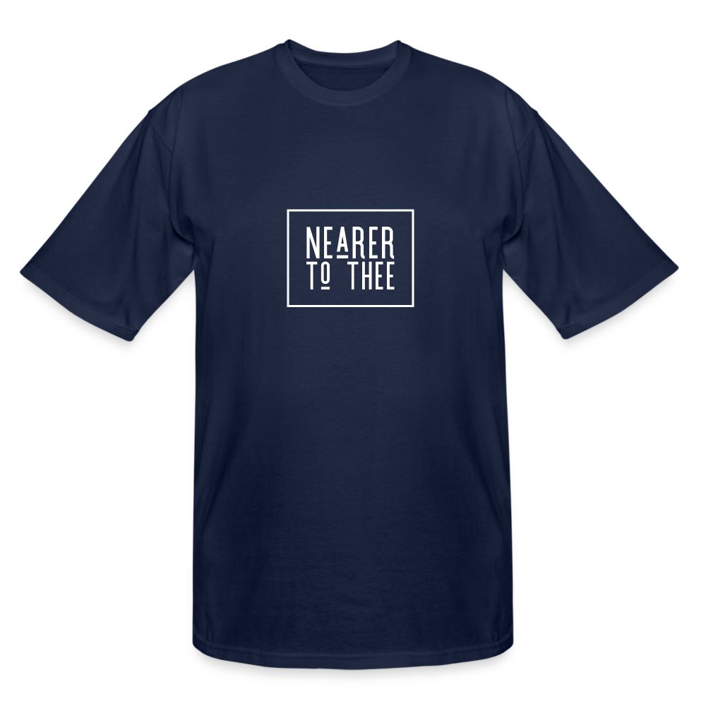 Nearer to Thee - Men's Tall T-Shirt - navy