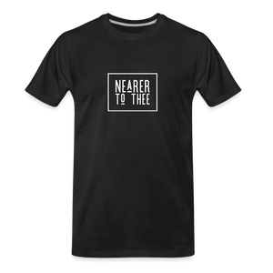 Nearer to Thee - Men’s Premium Organic T-Shirt - black