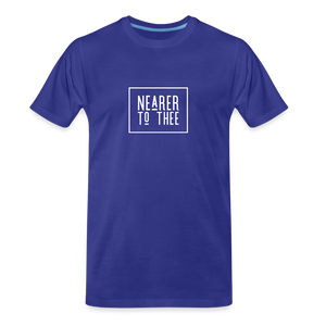 Nearer to Thee - Men’s Premium Organic T-Shirt - royal blue