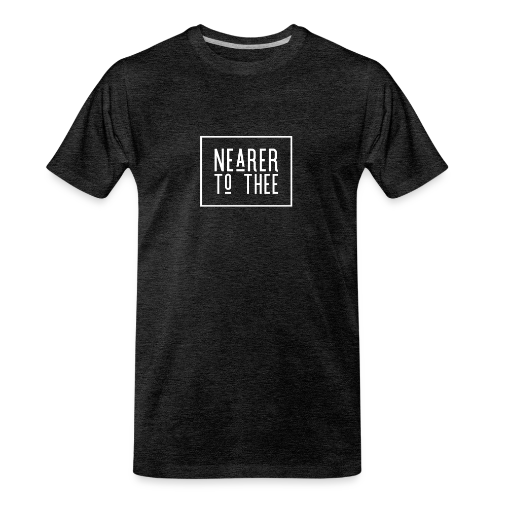 Nearer to Thee - Men’s Premium Organic T-Shirt - charcoal grey