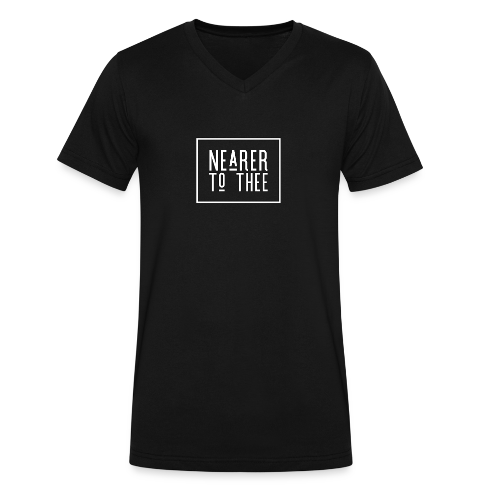 Nearer to Thee - Men's V-Neck T-Shirt - black