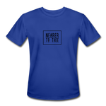 Nearer to Thee - Men’s Moisture Wicking Performance T-Shirt - royal blue