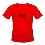 Nearer to Thee - Men’s Moisture Wicking Performance T-Shirt - red