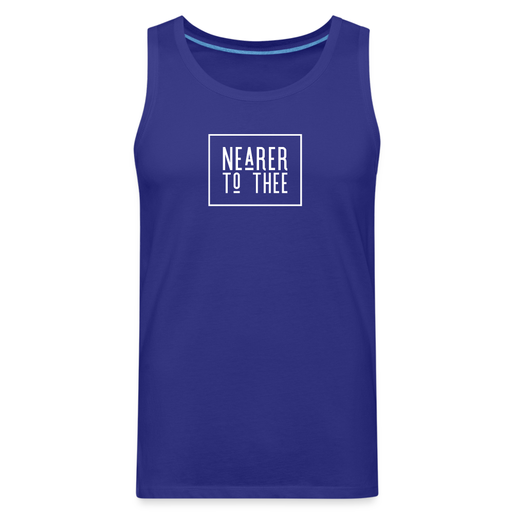 Nearer to Thee - Men’s Premium Tank - royal blue