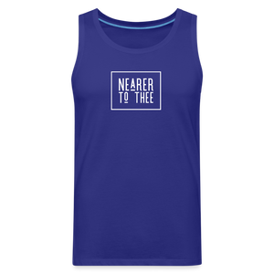 Nearer to Thee - Men’s Premium Tank - royal blue