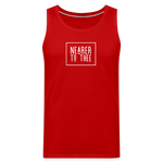 Nearer to Thee - Men’s Premium Tank - red
