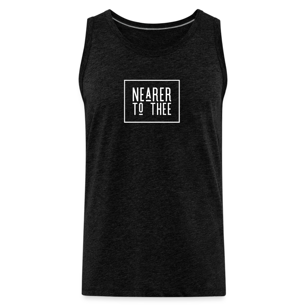 Nearer to Thee - Men’s Premium Tank - charcoal grey