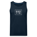Nearer to Thee - Men’s Premium Tank - deep navy