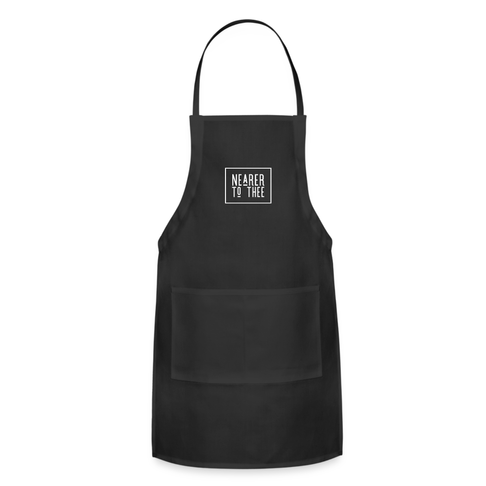 Nearer to Thee - Adjustable Apron - black