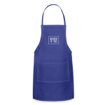 Nearer to Thee - Adjustable Apron - royal blue