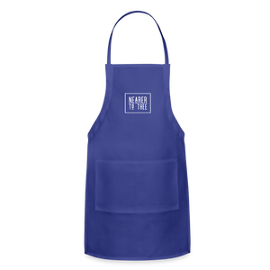 Nearer to Thee - Adjustable Apron - royal blue
