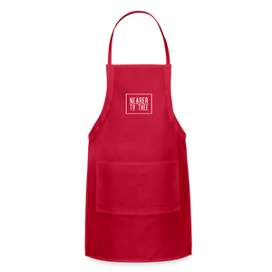 Nearer to Thee - Adjustable Apron - red