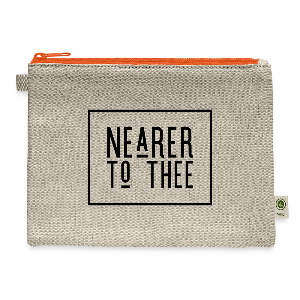 Nearer to Thee - Carry All Pouch - natural/orange