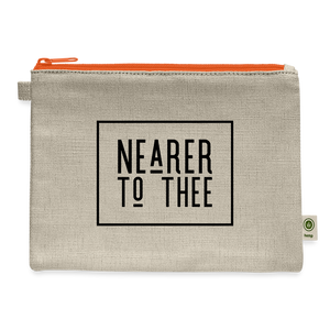 Nearer to Thee - Carry All Pouch - natural/orange