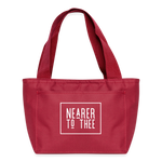 Nearer to Thee - Lunch Bag - red