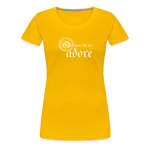 O Come Let Us Adore - Women’s Premium T-Shirt - sun yellow