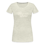 O Come Let Us Adore - Women’s Premium T-Shirt - heather oatmeal