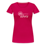 O Come Let Us Adore - Women’s Premium T-Shirt - dark pink