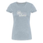 O Come Let Us Adore - Women’s Premium T-Shirt - heather ice blue
