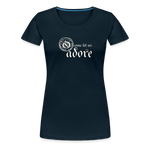 O Come Let Us Adore - Women’s Premium T-Shirt - deep navy