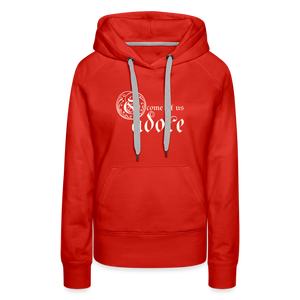 O Come Let Us Adore - Women’s Premium Hoodie - red