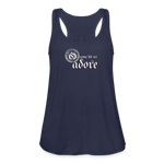 O Come Let Us Adore - Women's Flowy Tank Top - navy