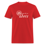 O Come Let Us Adore - Unisex Classic T-Shirt - red