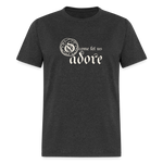 O Come Let Us Adore - Unisex Classic T-Shirt - heather black