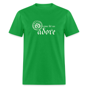 O Come Let Us Adore - Unisex Classic T-Shirt - bright green