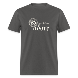 O Come Let Us Adore - Unisex Classic T-Shirt - charcoal