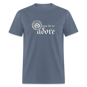 O Come Let Us Adore - Unisex Classic T-Shirt - denim